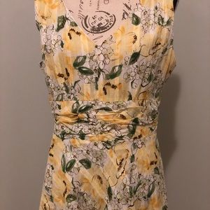 Pretty yellow flower dress